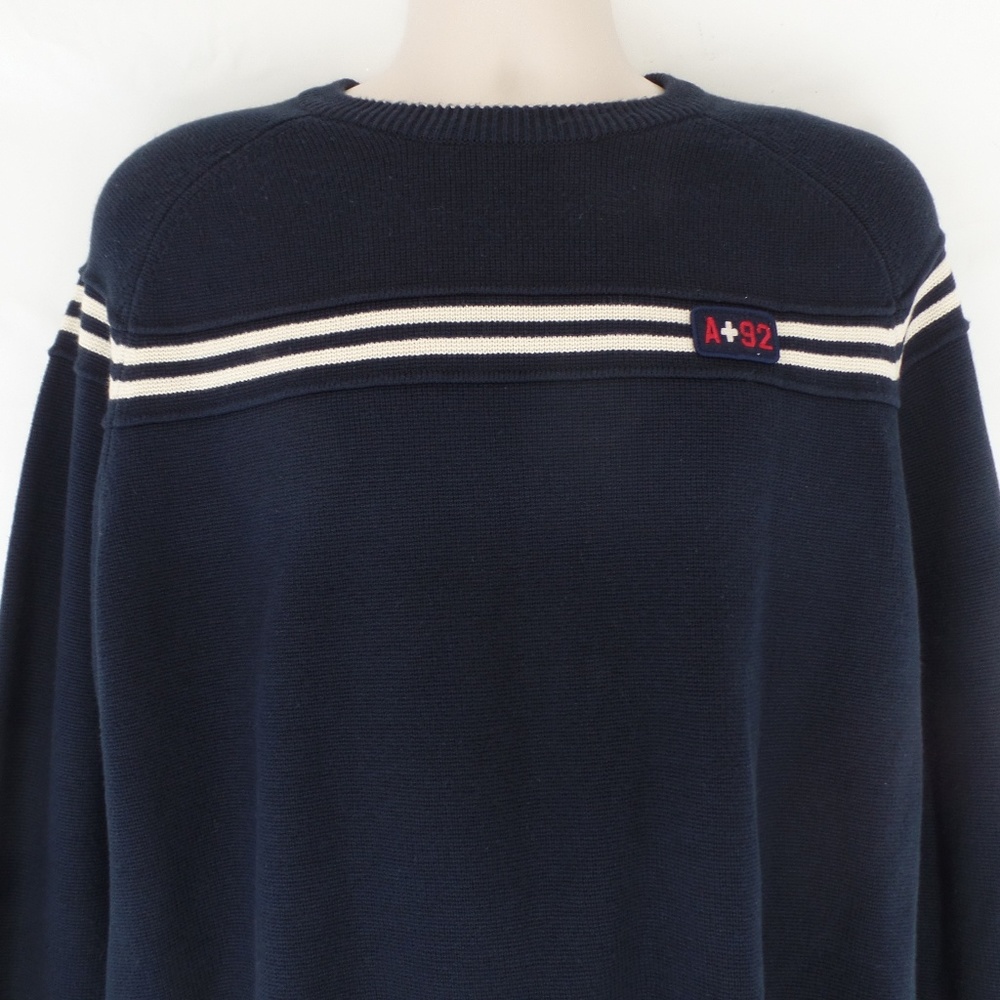 Abercrombie and Fitch A+92 Navy Sweater - Picture 4 of 7